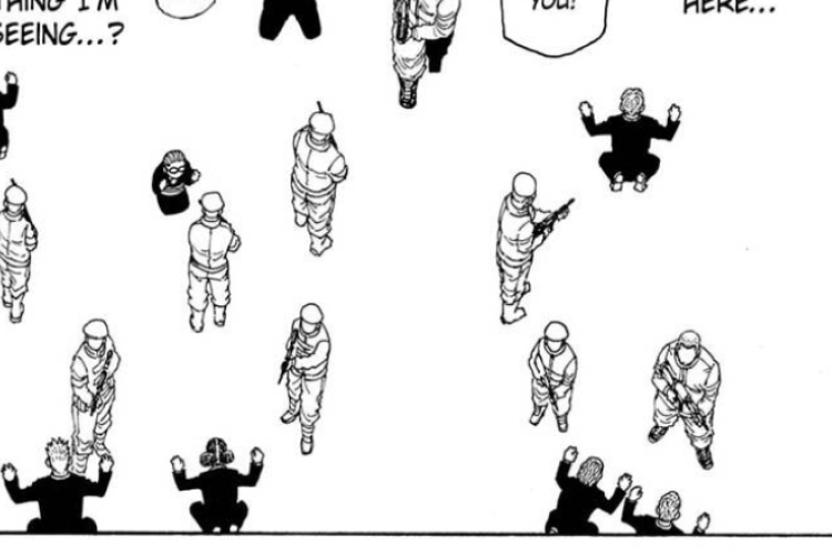 Théorie de la Fuite Hunter × Hunter Chapitre 419 en Scan VF FR, Qu'il S'agisse de Chasseurs de Trésors