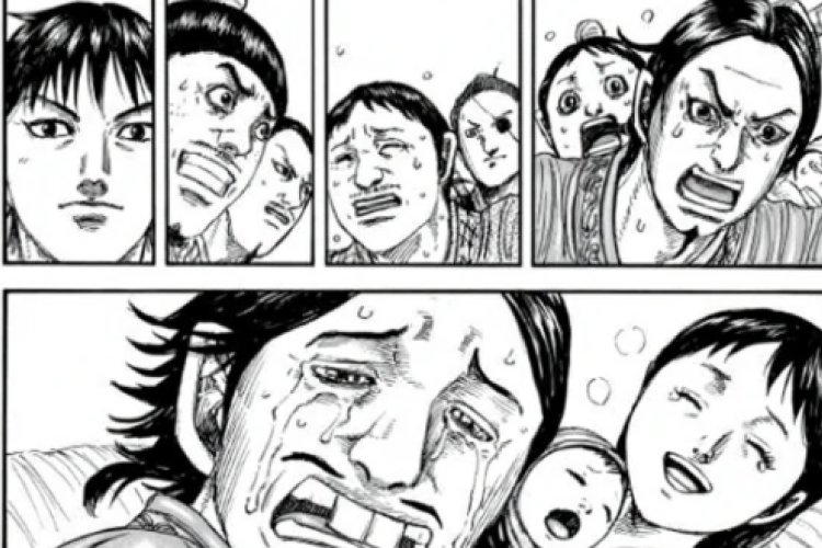 Lire le Kingdom Manga Chapitre 847 Scan, La naissance de l'enfant qui succédera à Shin