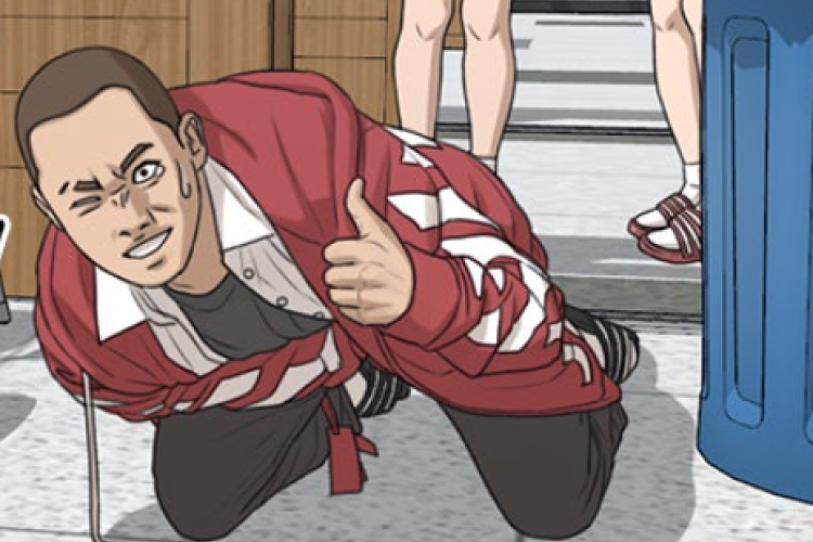 Lisez du Webtoon My Life as a Loser Chapitre 8 FR Scan, Frapper l'estomac sans raison